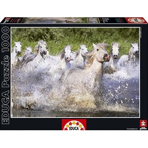 Educa (15988) - "Camargue horses" - 1000 pezzi