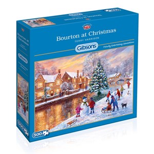 Gibsons (G3088) - Terry Harrison: "Bourton at Christmas" - 500 pezzi