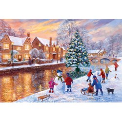 Gibsons (G3088) - Terry Harrison: "Bourton at Christmas" - 500 pezzi