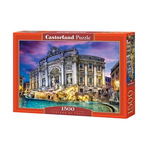 Castorland (C-151479) - "Trevi Fountain" - 1500 pezzi