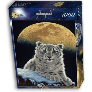 Grafika (02410) - Schim Schimmel, William Schimmel: "Moon Leopard" - 1000 pezzi