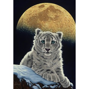 Grafika (02410) - Schim Schimmel, William Schimmel: "Moon Leopard" - 1000 pezzi