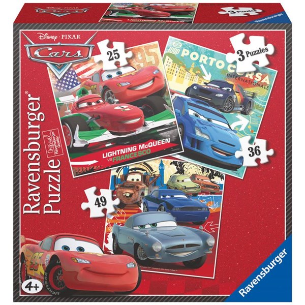 Ravensburger (07258) - "Cars" - 25 36 49 pezzi