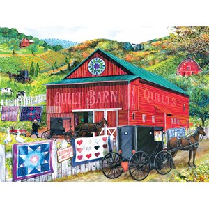 SunsOut (28785) - Tom Wood: "Stopping at the Quilt Barn" - 1000 pezzi