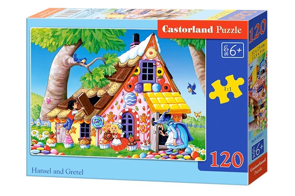 Castorland (B-13333) - "Hansel and Gretel" - 120 pezzi