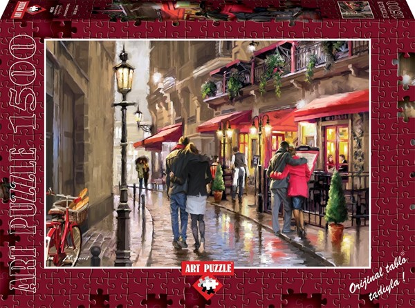 Art Puzzle (4635) - Richard Macneil: "Night Time Cafe" - 1500 pezzi