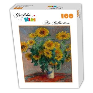 Grafika (00457) - Claude Monet: "Bouquet of Sunflowers, 1881" - 100 pezzi