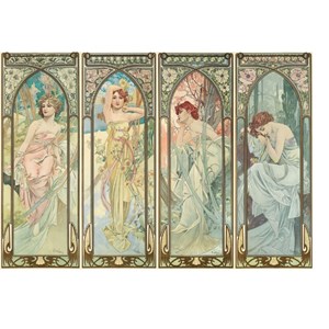 Puzzle Michele Wilson (A484-350) - Alphonse Mucha: "Alfons Mucha" - 350 pezzi