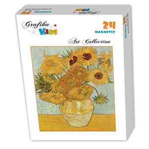 Grafika Kids (00208) - Vincent van Gogh: "Vase with 12 sunflowers, 1888" - 24 pezzi