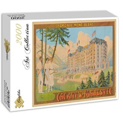 Grafika (00576) - "Affiche Cachat's Majestic, Chamonix, 1910" - 2000 pezzi