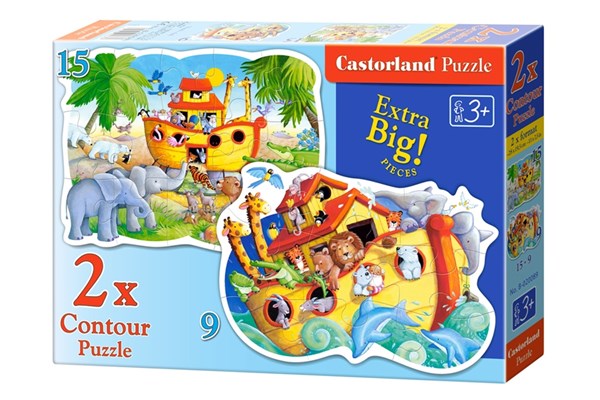 Castorland (B-020089) - "Noah's Ark" - 9 15 pezzi