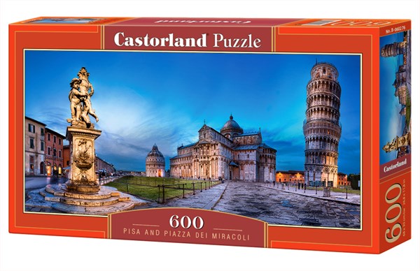 Castorland (B-060276) - "Pisa and Piazza dei Miracoli" - 600 pezzi