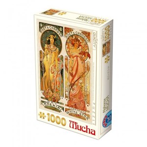 D-Toys (66930-MU05) - Alphonse Mucha: "Moet and Chandon, Cremant Imperial" - 1000 pezzi