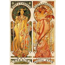 D-Toys (66930-MU05) - Alphonse Mucha: "Moet and Chandon, Cremant Imperial" - 1000 pezzi