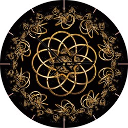 Art Puzzle (4147) - "Dance with Night + Clock" - 570 pezzi