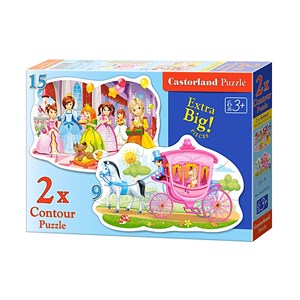 Castorland (B-020034) - "The Princess Ball" - 9 15 pezzi