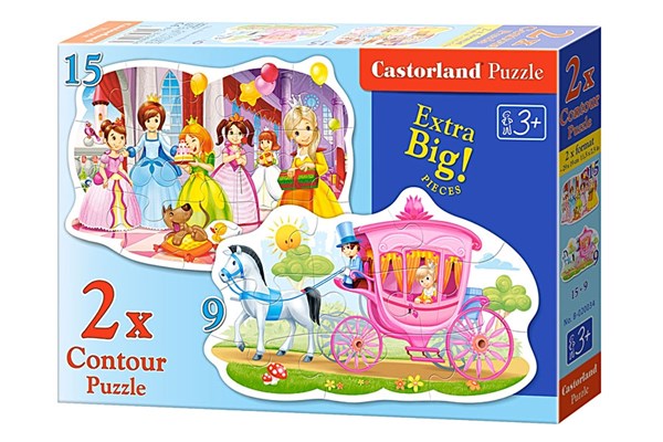 Castorland (B-020034) - "The Princess Ball" - 9 15 pezzi