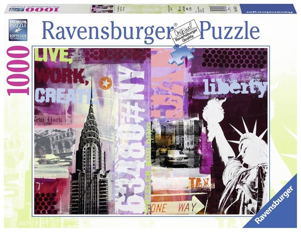 Ravensburger (19613) - "Collage New York City" - 1000 pezzi