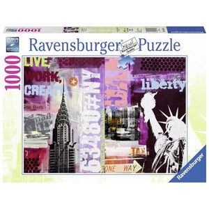 Ravensburger (19613) - "Collage New York City" - 1000 pezzi
