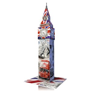 Ravensburger (12582) - "Big Ben, Flag Edition" - 216 pezzi