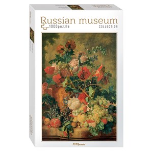 Step Puzzle (79210) - Jan van Huysum: "Flowers and Fruit" - 1000 pezzi