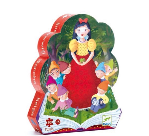 Djeco (07259) - "Snow White and the Seven Dwarfs" - 50 pezzi