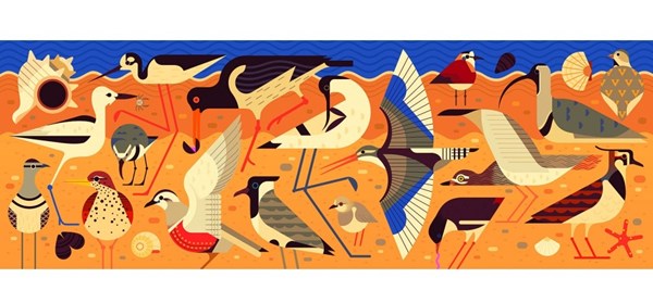 Djeco (07648) - "Birds" - 1000 pezzi