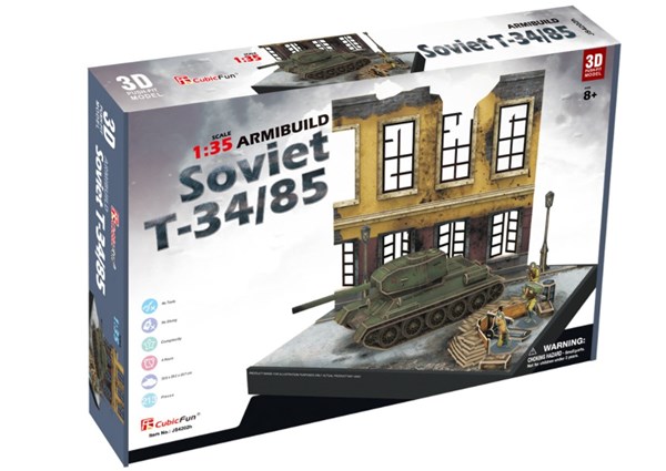Cubic Fun (JS4202h) - "Soviet T34/85" - 213 pezzi