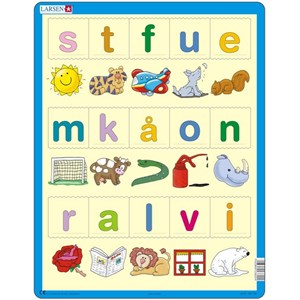 Larsen (LS22-NO) - "Learn the letters - NO" - 15 pezzi
