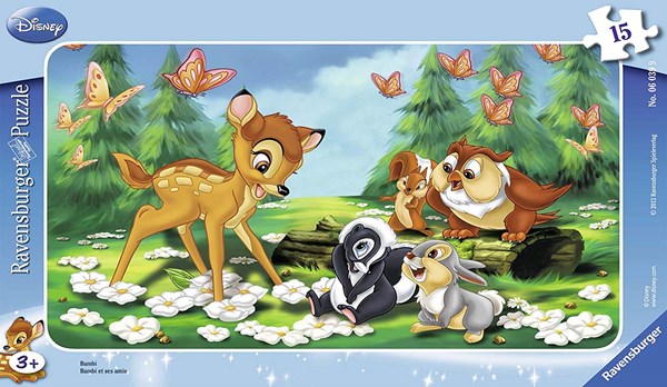 Ravensburger (06039) - "Bambi and his Friends" - 15 pezzi