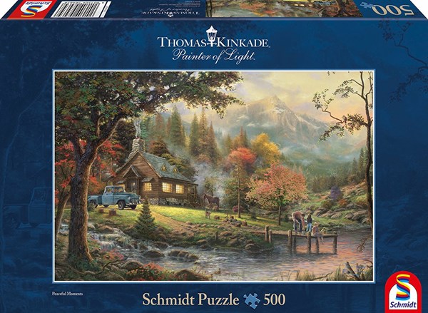 Schmidt Spiele (58465) - Thomas Kinkade: "Idyll at riverside" - 500 pezzi