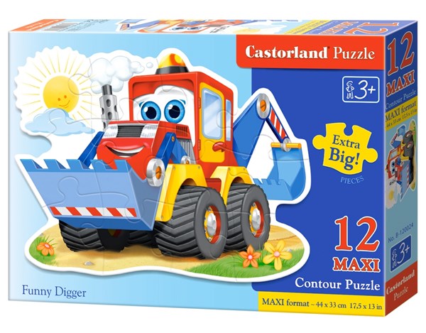 Castorland (B-120024) - "Funny Digger" - 12 pezzi