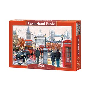 Castorland (C-103140) - Richard Macneil: "London Collage" - 1000 pezzi