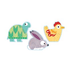 Djeco (07142) - "In the Fields" - 4 6 9 pezzi