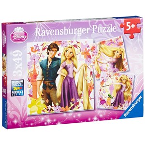 Ravensburger (09298) - "Princesse Rapunzel and Flynn Rider" - 49 pezzi