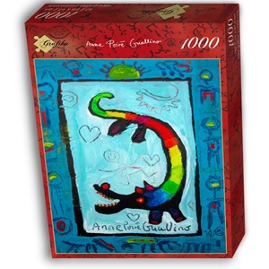 Grafika (02446) - Anne Poire, Patrick Guallino: "Loup Heureux" - 1000 pezzi
