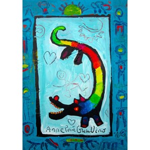 Grafika (02446) - Anne Poire, Patrick Guallino: "Loup Heureux" - 1000 pezzi