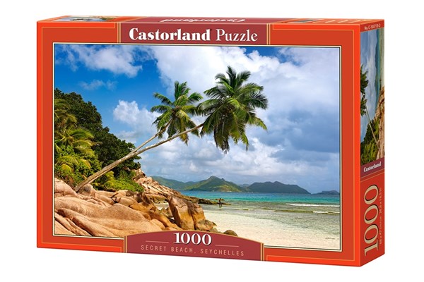 Castorland (C-103713) - "Secret Beach, Seychelles" - 1000 pezzi