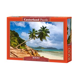 Castorland (C-103713) - "Secret Beach, Seychelles" - 1000 pezzi