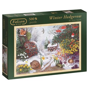 Falcon (11094) - Anne Searle: "Winter Hedgerow" - 500 pezzi