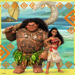 Ravensburger (21272) - "Vaiana + Memory" - 25 36 49 pezzi