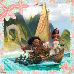 Ravensburger (21272) - "Vaiana + Memory" - 25 36 49 pezzi