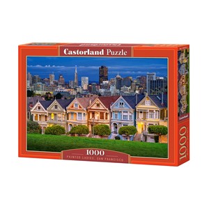 Castorland (C-103751) - "Painted Ladies, San Francisco" - 1000 pezzi