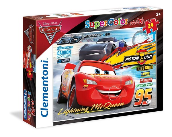 Clementoni (24489) - "Cars 3" - 24 pezzi