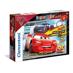 Clementoni (24489) - "Cars 3" - 24 pezzi