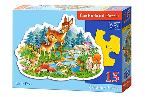 Castorland (B-015115) - "Little Deer" - 15 pezzi