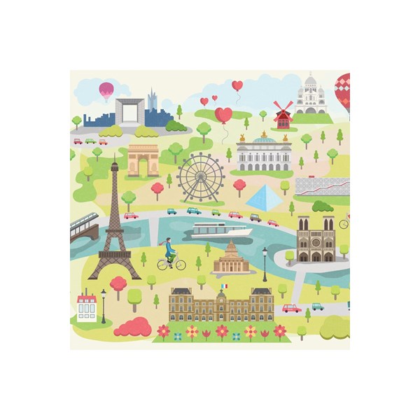 Puzzle Michele Wilson (Z12) - "Collection Paris: Illustrated Paris" - 30 pezzi
