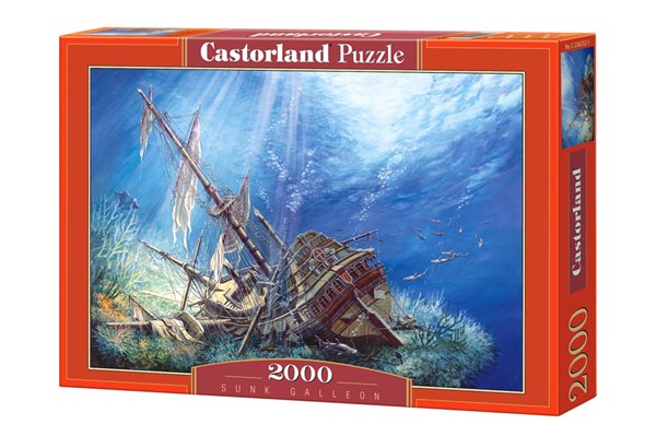 Castorland (C-200252) - "Sunk Galleon" - 2000 pezzi