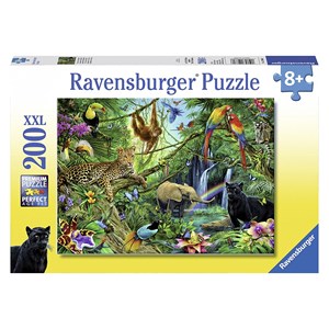 Ravensburger (12660) - "Animals of the Jungle" - 200 pezzi