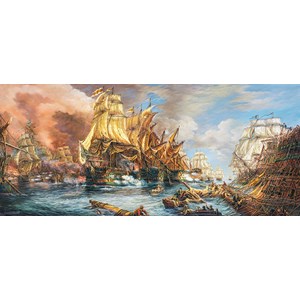 Castorland (B-060252) - "Battle at the Sea" - 600 pezzi